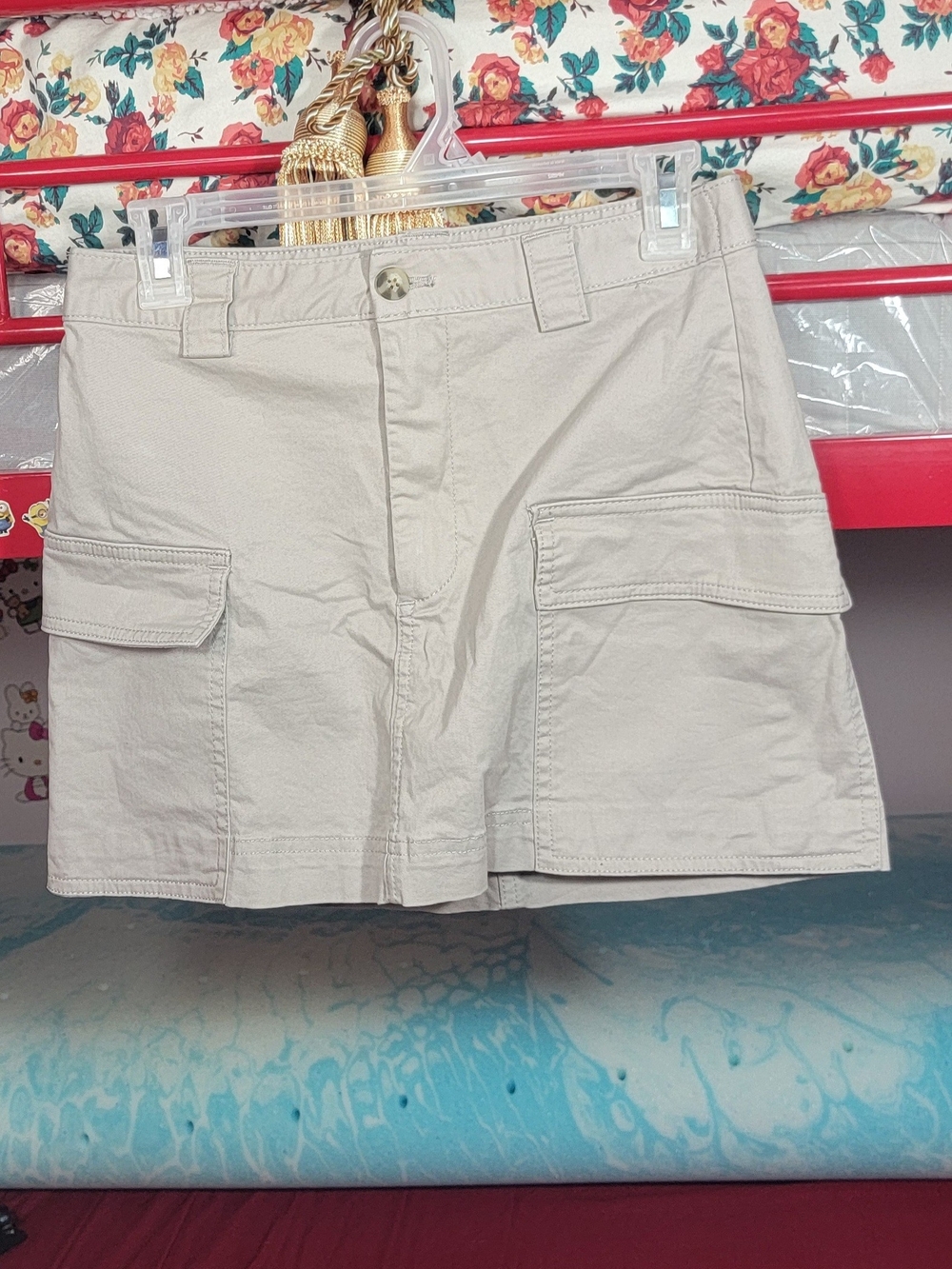 Abercrombie & Fitch Beige Mini Cargo Skirt Size XS